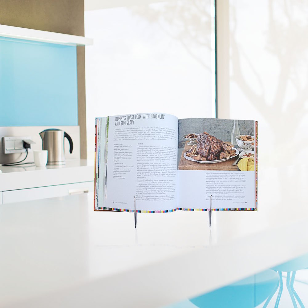 Cookbook Stands Home Cookbook Stand,Black FoldnStow Metal Cook