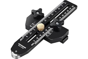 GOINGMAKE Thin Rip Jig Table Saw Jig Guide for Making Repetitive Narrow Thin Strip Cuts Woodworking Tools Fast Thin Ripping Guide for Table Saw Band Saw Router Table Fits for 3/8" x 3/4" T Slot