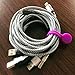 TwistieMag Strong Magnetic Twist Ties - The Sour Grapes Collection - Purple 6 Pack - Super Powerful Unique Solution for Cable Management, Hanging & Holding Stuff, Fidgeting, Or Just for Fun!