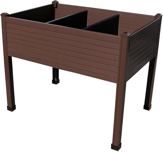 Centroflor Mesa de Cultivo plástico Chocolate 60x60x75: Amazon.es ...