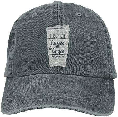 I Run On Coffee and Grace Adult Baseball Cap/Dad Hat For Man
