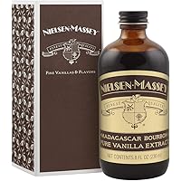 Nielsen-Massey Madagascar Bourbon Pure Vanilla Extract for Baking and Cooking, 8 Ounce Bottle with Gift Box
