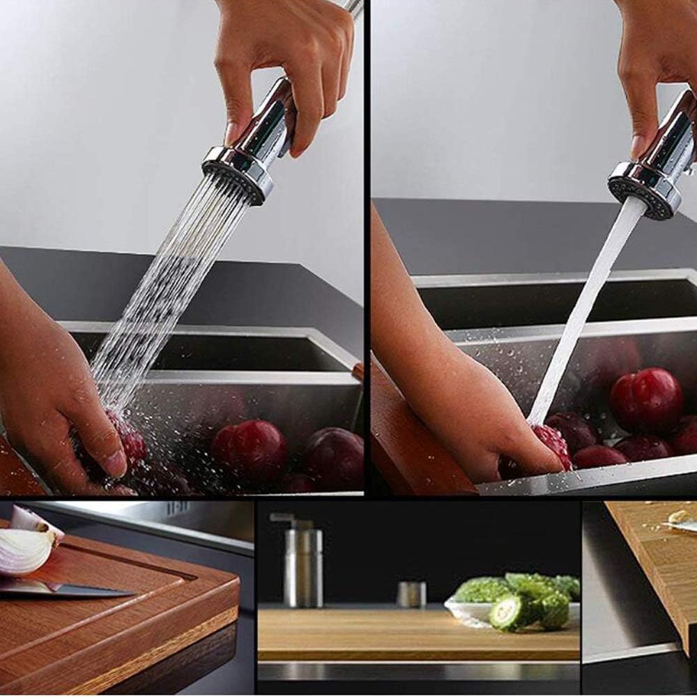 Kitchen Spray Head - 2 Functions Spare Or Replacement Multi-Function Pull-Out Spout Head for Kitchen Sink Tap, Spray Tap Head Universal G 1/2 - Image 3