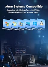 NICGIGA 10Gb Dual LAN Base-T PCIe Network Card Intel X540 RJ45 Ports Win Linux view 6