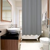 ANSIO Shower Curtain Charcoal Grey 180x180 cm Mould Resistant Water Repellent view 4
