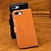 SHIELDON iPhone 8 Plus Case, iPhone 7 Plus Case, Genuine Leather Wallet Case Magnetic Flip Folio Case Cover with KickStand Cash Credit Card Slots for iPhone 8 Plus/iPhone 7 Plus (5.5