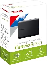 Toshiba Can. Basics 2TB Black 2.5 inch USB 3.2 External HDD view 5