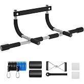 Ally Peaks Pull Up Bar for Doorway | Thickened Steel Max Limit 440 lbs Upper Body Fitness Workout Bar| Multi-Grip Strength for Doorway | Indoor Chin-Up Bar Fitness Trainer for 5.5"-8.7" door frame