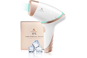 Aphrona® Hair Removal | For Full Body, Face, Sideburns, Stomach, Arms | Easy to Use |Safe & Effective Laser Hair Remover | Long-Lasting Hair Removal | FDA Cleared