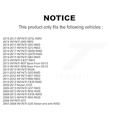Front Rear Wheel Bearing & Hub Assembly Kit For