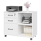 3 Drawer File Cabinets, Mobile Lateral Printer