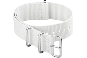 Archer Watch Straps - Classic Military Style Nylon Watch Strap - Choice of Color and Size (18mm, 20mm, 22mm, 24mm)