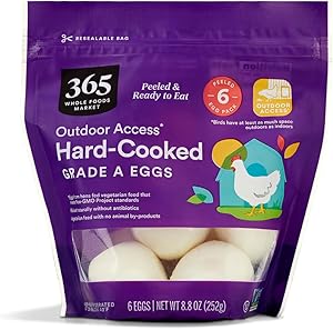 365 by Whole Foods Market, Hard Cooked Medium Grade A Eggs, 6 ct