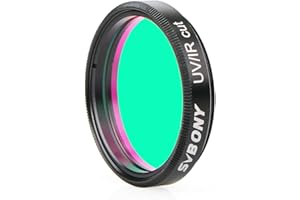 SVBONY UV IR Cut Block Filter - Multi Coated Infra Red CCD Camera Interference Filter 1.25 Inches Threads for DSLR Camera Tel