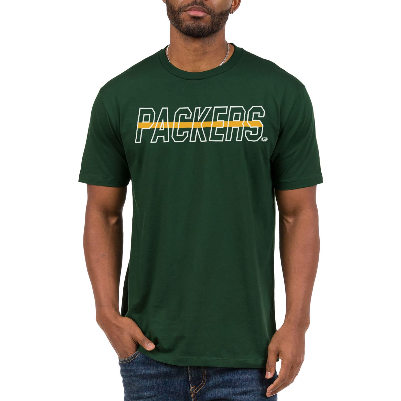 Junk Food Clothing x NFL - Green Bay Packers - Championship Drive - Unisex Adult Short Sleeve Fan T-Shirt for Men and Women - Size Small Image Junk Food Clothing x NFL - Green Bay Packers - Championship Drive - Unisex Adult Short Sleeve Fan T-Shirt for Men and Women - Size Small Image