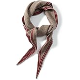 TYATVS Knit Triangle Scarf for Women Head Scarf Neckerchief Old Money Aesthetic Accessories Streetwear Triangle Shawl