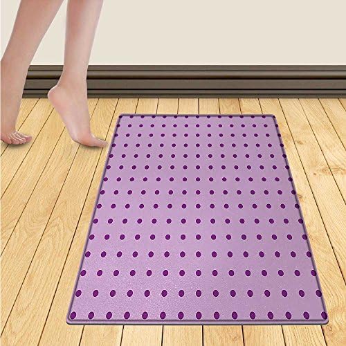 homefeel Cat Door Mat Small Rug Colorful Modern Artwork with Young Cat Portrait Asking Whats Up Lovely Animal Bath Mat 3D Digital Printing Mat 16"x24" Red Grey White