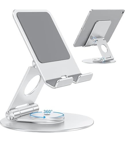 Supporto Regolabile Per Tablet JETech - Pieghevole, Per IPad, Samsung Galaxy E Altri (4-13 Pollici) - Foto 4