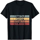 ADSR Synth Synthesizer Retro Music Gift T-Shirt