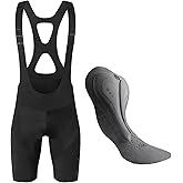 YKYWBIKE Cycling Bibs Men,Elastic Interface Padded Cycling Bib Shorts,Breathable Road Bike Bib Shorts,Biking Bib Short Men