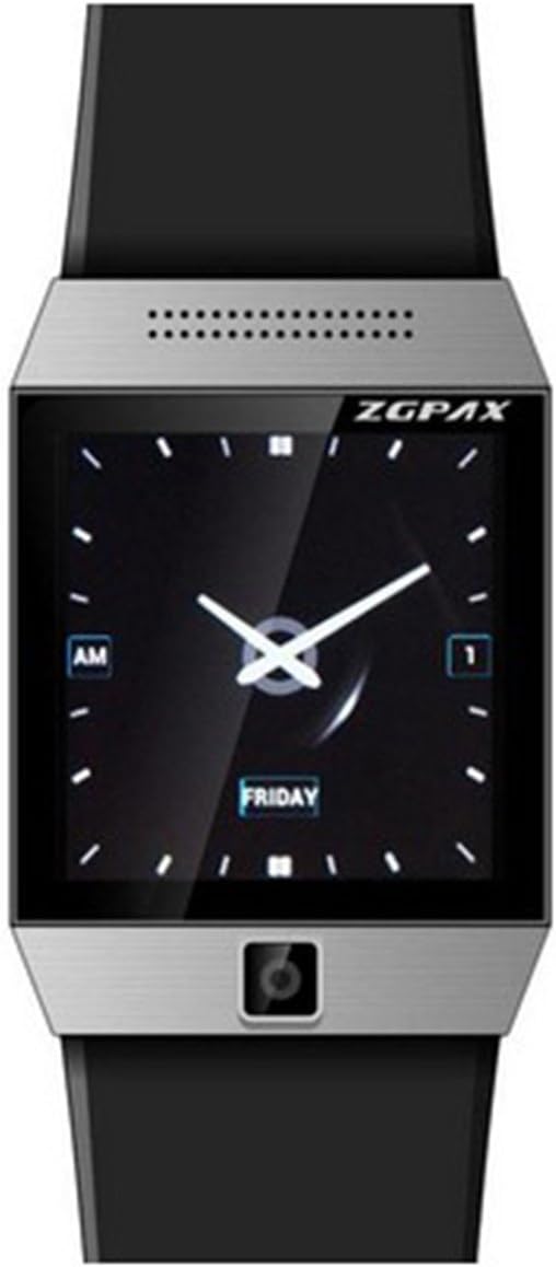Dealmyth ZGPAX S5 Smartphone Smart Watch Android 4.0 MTK6577 Dual Core 1.5 Inch GPS 5.0 MP Camera Black