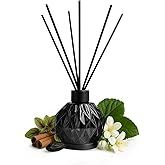 AromaPlan Luxury Reed Diffuser, Cozy Cashmere Scent Diffuser (8.5 fl oz, 250ml)- Natural Reed Diffusers Set, Includes Reed Diffuser Sticks & Fragrance Oil in a Glass Bottle- Home, Bathroom, Hotel