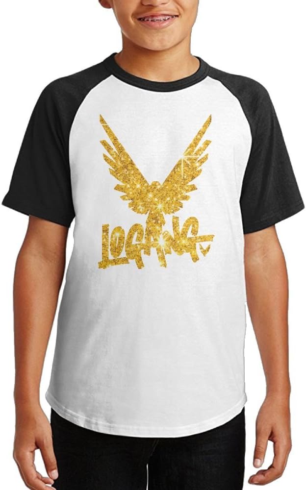 Golden Parrot Youth Cotton Raglan Short Sleeve Shirt