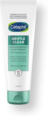 Cetaphil Gentle Clear Clarifying Blemish Cleanser 124ml 2% Salicylic view 1