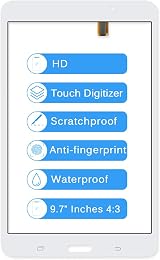 LADYSON White Touch Screen for Samsung Tab 4 7.0 T230 T230NU WiFi Digitizer view 2