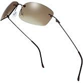 The Fresh Minimalist Small Rectangular Sunglasses Clear Eyewear - Exquisite Packaging