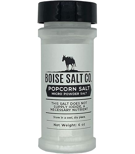 Amazon.com : Boise Salt Co – Popcorn Salt – 6oz Shaker – Micro