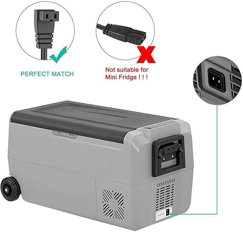 car fridge cigarette lighter HKY Car Fridge Cigarette Lighter Plug compatible with Alpicool Dometic ARB  ICECO Setpower Rockpals Aspenora Ausranvik AstroAI Kalamera JoyTutus Refrigerator  Car Freezer Cooler Power Cord in Saudi Arabia