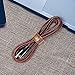 Aasama iPhone Charger 3 Pack 6 Feet Nylon Braided 8 Pin Lightning to USB Cable (With Leather Strap)