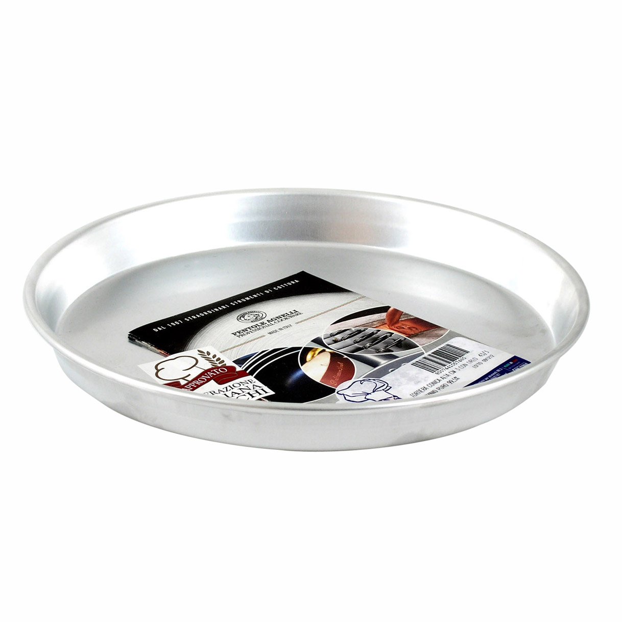 Pentole Agnelli FAMA43/316 Conical cake pan with rim, Aluminum, 16 X 16 X 3 cm