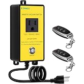 120V Remote Soft Start Outlet Switch for Motors | 3-second ramp-up to full speed, supports manual control, for motor products like dust collector starters, 120V 15A 1800W