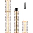 Alician Diamond Mascara, Waterproof Long Curling Extension Eyelashes, Long-Lasting, Thick Thickening, Smudge-proof and Lengthening Voluminous Eyelashes