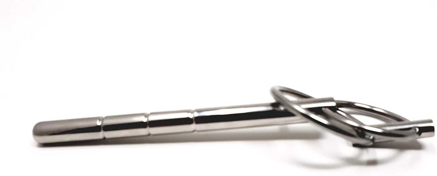 The Bondage Locker Prince's Wand Urethral and Penis Plug Urethral Sounds Dilator, Grey, 8 mm - Image 3