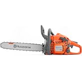 Husqvarna 440 Gas Chainsaw, 40-cc 2.4-HP, 2-Cycle X-Torq Engine, 18 Inch Chainsaw with Smart Start, For Wood Cutting and Tree Trimming, 970612318