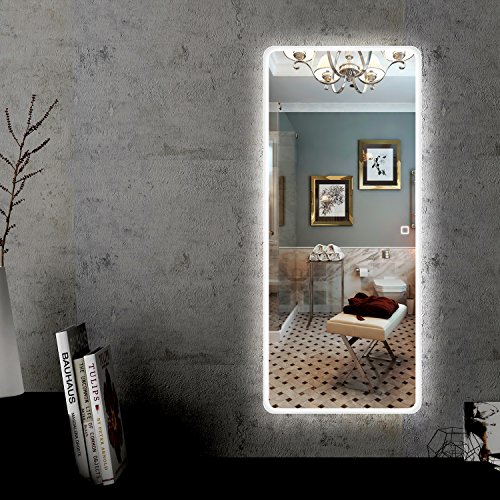 Hans&Alice LED Backlit Mirror Illuminated Full Length Wall Mount