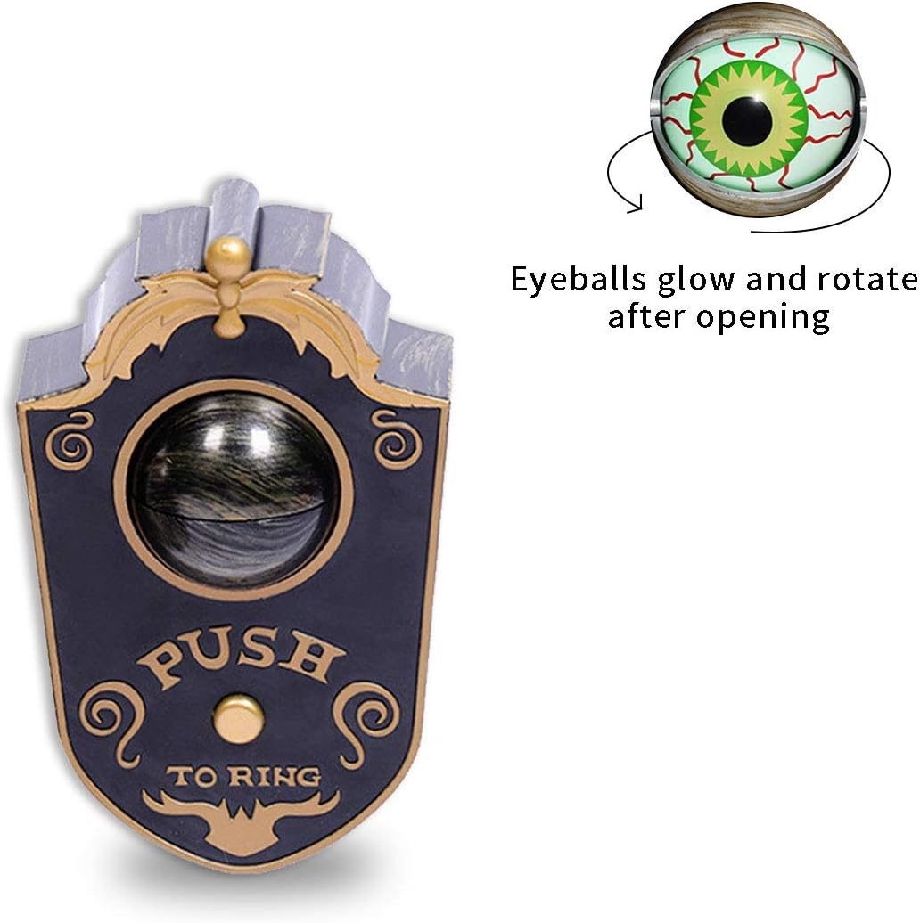 Halloween doorbell, Haunted Doorbell Animated Eyeball Halloween