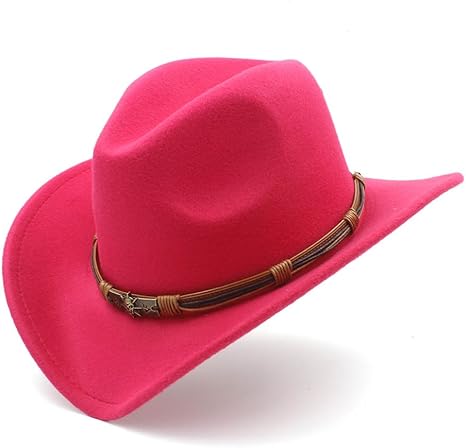 Amazon Co Jp Welsun ファッションカウガールハットパンクバレットレディフェルトカウガールソンブレロキャップ 色 Rose Red Size 56 58cm ホーム キッチン Amazon Co Jp Welsun ファッションカウガールハットパンクバレットレディフェルトカウガールソンブレロキャップ 色 Rose Red Size 56 58cm ホーム キッチン