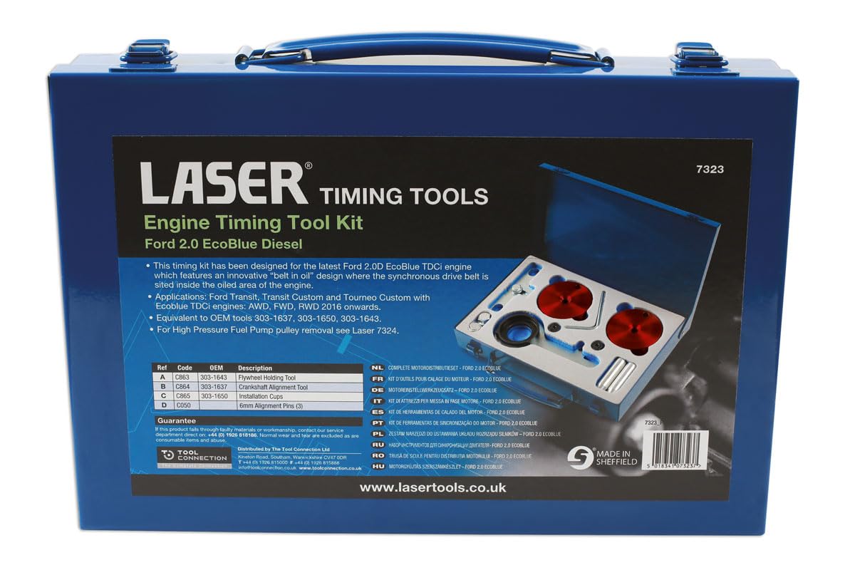 Laser 7323 Engine Timing Kit - for Ford 2.0 EcoBlue Diesel