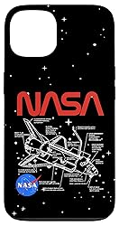 iPhone 13 NASA Space Shuttle Schematic Logo Case