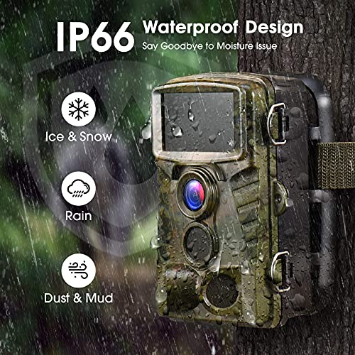 Dsoon WiFi Trail Camera 4K 32MP Bluetooth Game Camera Send Pictures to