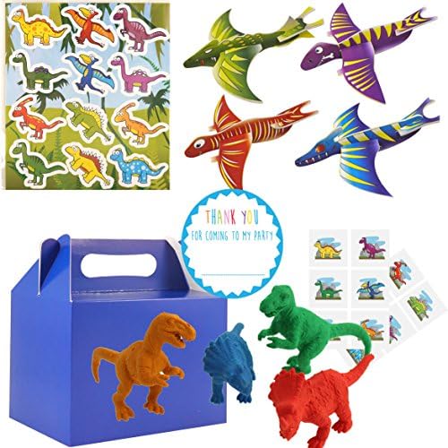 The Curious Caterpillar Boys Girls Ready To Fill Party Bags For Children Luxury Personalised Party Bags Boxes (Dinosaur)