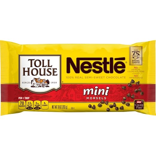Nestle toll house all Natural semi-sweet chocolate Mini morsels (028000214807)