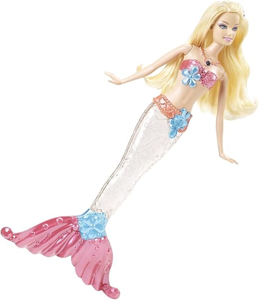 Barbie 7047 Sparkle Lights Mermaid Doll (Sirène étincelante) Amazon.fr
