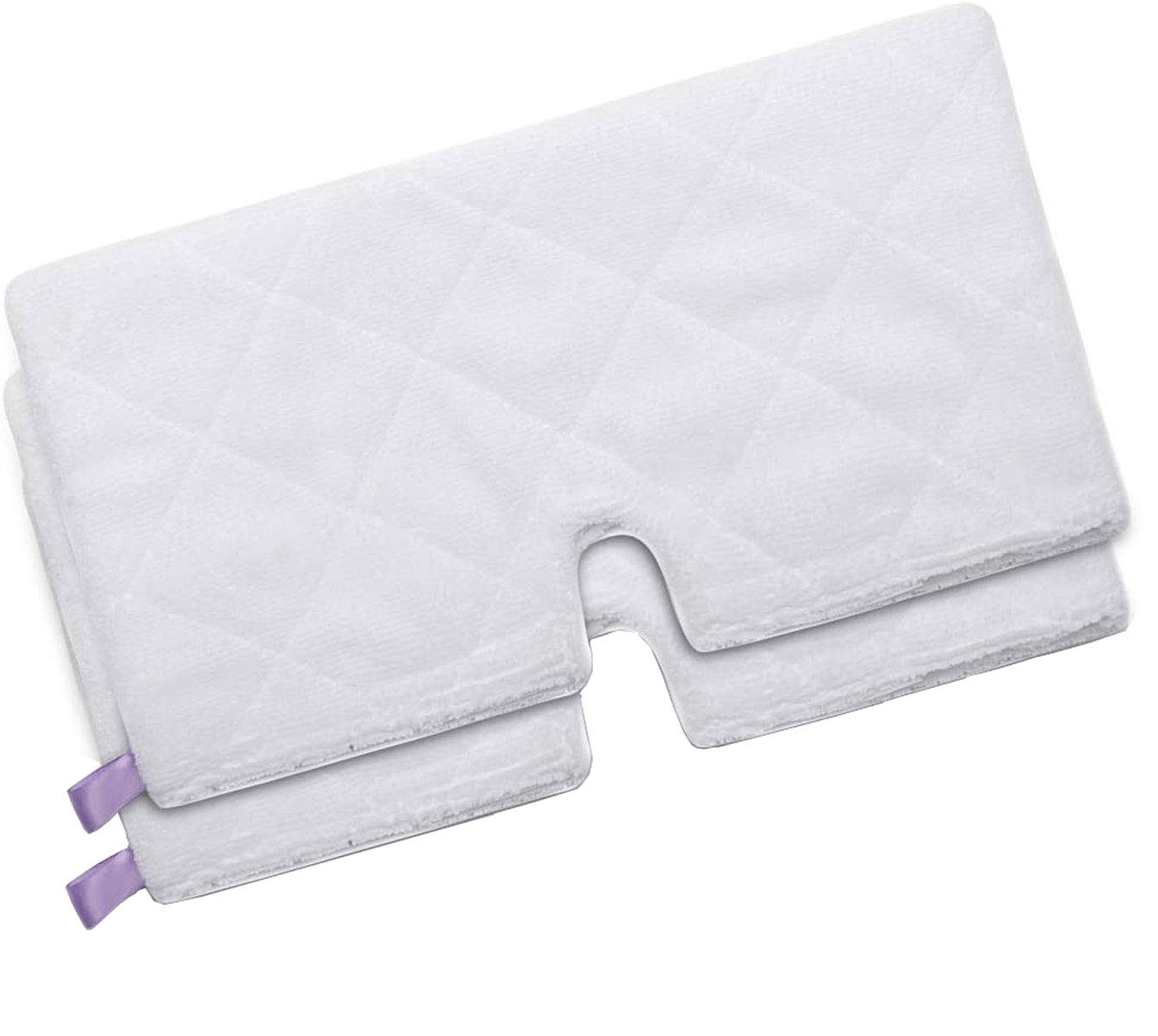 Malayas - 2 Pcs Washable Microfiber Cleaning Mop Pads Replacement Steam Mop Pad Covers Compatible: Shark Steam Pocket Mops S3901 S3501 S3601 S3500 S3550 S3901 S4501 S3455
