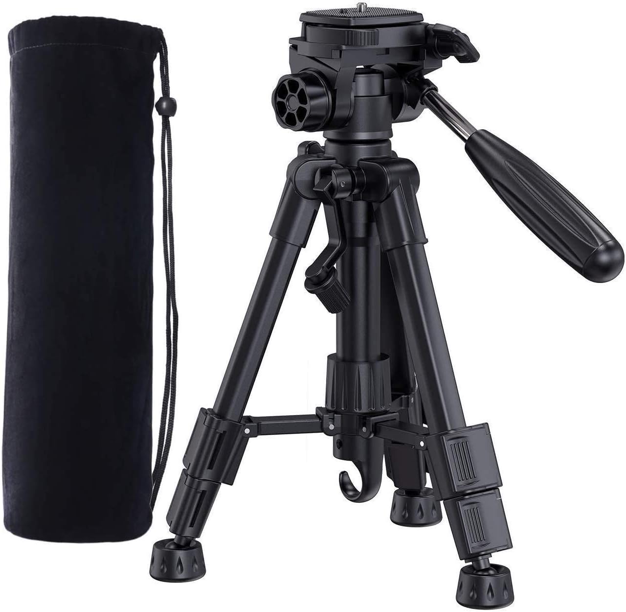 Aluminum Travel Tripod With Carry Bag 24 4 Inch Lightweight Tripod Dsrl Camera 360 Degree Bomaker Adjustable Tripod For Projector Easy To Install And Carry Tripods Monopods Electronics Ty Store Net