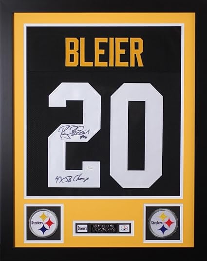 rocky bleier signed jersey